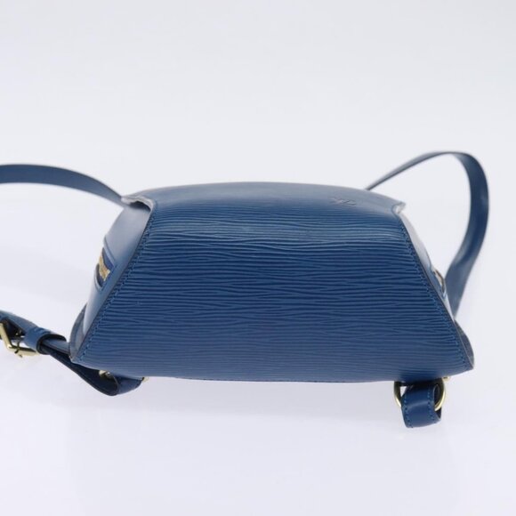 LOUIS VUITTON Epi Mabillon Backpack Blue M52235 LV Auth 141956 - Picture 6 of 16